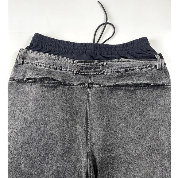 BLACKTAILOR W4 Denim Cargo Noise Jeans Size36 Black Double Waist Design - Picture 12 of 16